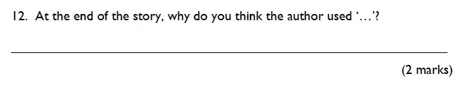 Question 12 - King’s College School – 7 Plus English Specimen Paper