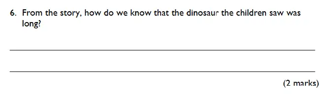 Question 06 - King’s College School – 7 Plus English Specimen Paper