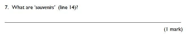 Question 07 - King’s College School – 7 Plus English Specimen Paper