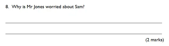 Question 08 - King’s College School – 7 Plus English Specimen Paper