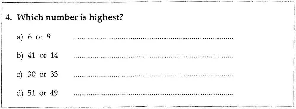 Question 04 - Latymer Upper School – 7 Plus Maths Paper 1