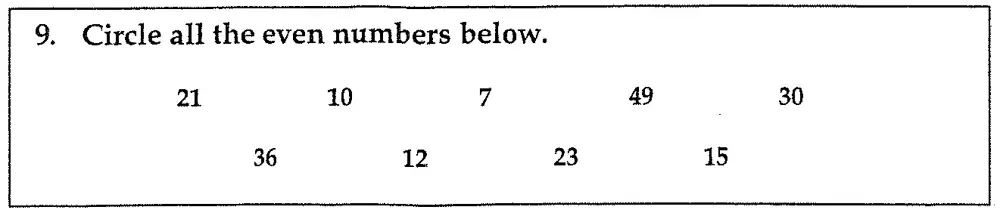 Question 09 - Latymer Upper School – 7 Plus Maths Paper 1