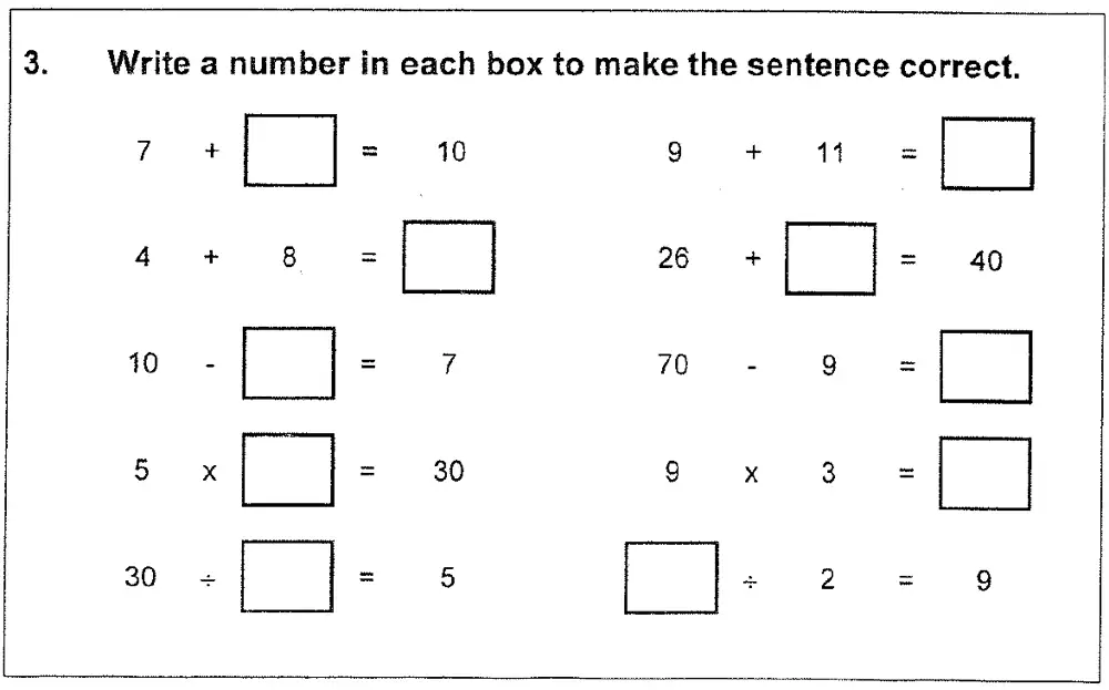 Question 03 - Latymer Upper School – 7 Plus Maths Paper 2