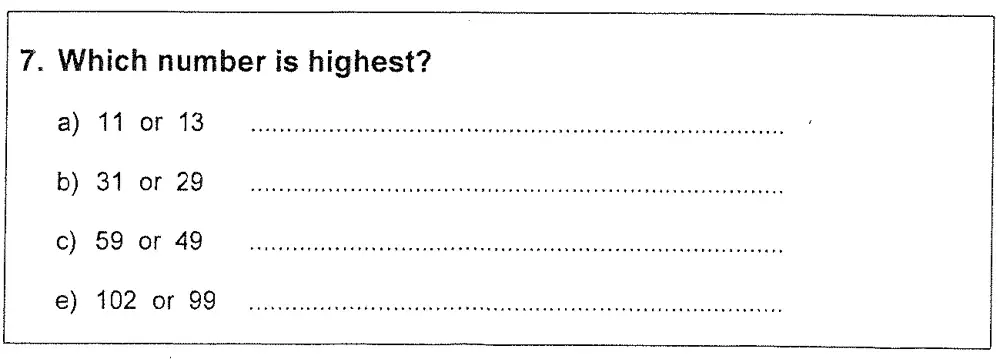 Question 07 - Latymer Upper School – 7 Plus Maths Paper 2