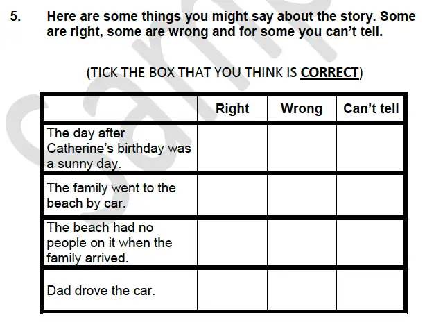 Question Question-05 - North London Collegiate School – 7 Plus English Sample Paper