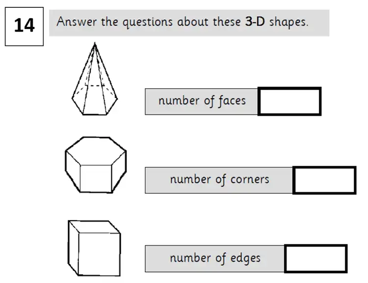 Question 14 - North London Collegiate Junior School – 7 Plus Maths Sample paper 2018