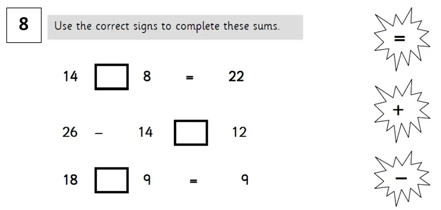 Question 08 - North London Collegiate Junior School – 7 Plus Maths Sample paper 2018