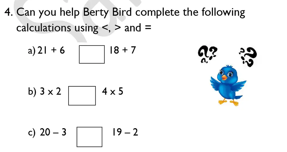 Question 10 - North London Collegiate School – 7 Plus Maths Sample Paper 2019