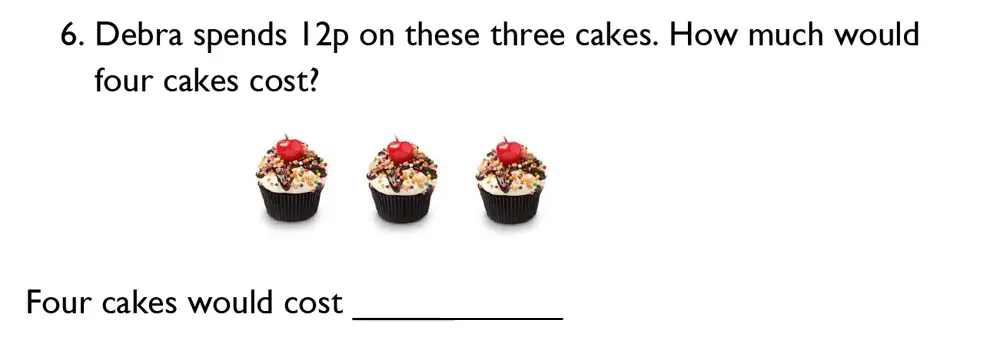 Question 12 - North London Collegiate School – 7 Plus Maths Sample Paper 2019