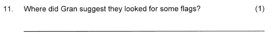 Question 11 - Solihull School – 7 Plus English Sample Paper 2