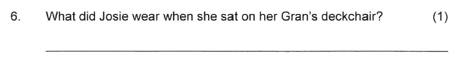 Question 06 - Solihull School – 7 Plus English Sample Paper 2