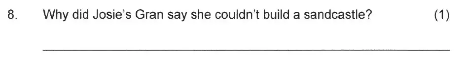 Question 08 - Solihull School – 7 Plus English Sample Paper 2