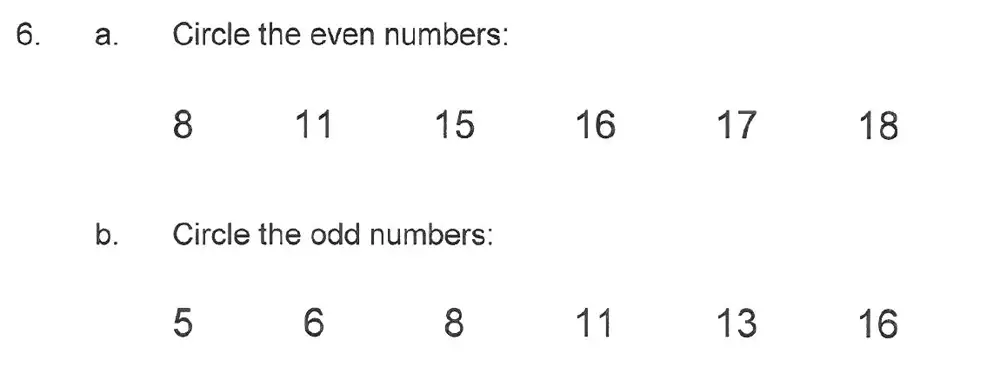 Question 06 - Solihull School – 7 Plus Maths Sample Paper 1