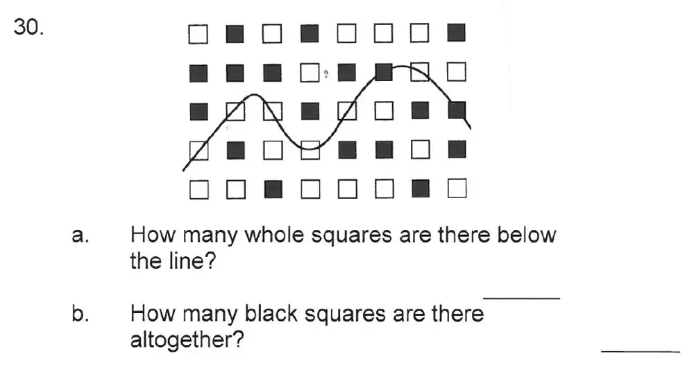 Question 36 - Solihull School – 7 Plus Maths Sample Paper 2