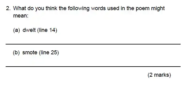 Question School - Alleyn’s School – 9 Plus English Sample Paper 1 Comprehension