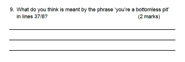 Question School - Alleyn’s School – 9 Plus English Sample Paper 1 Comprehension