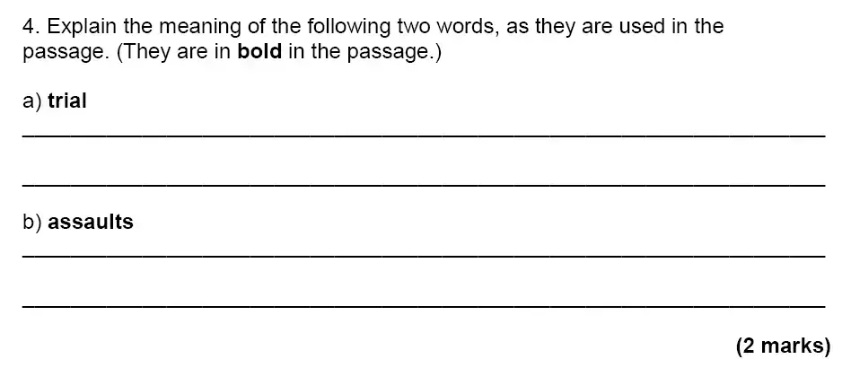 Question School - Emanuel School – 10 Plus English Entrance Exam 2010
