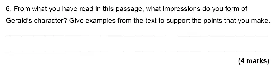 Question School - Emanuel School – 10 Plus English Entrance Exam 2010