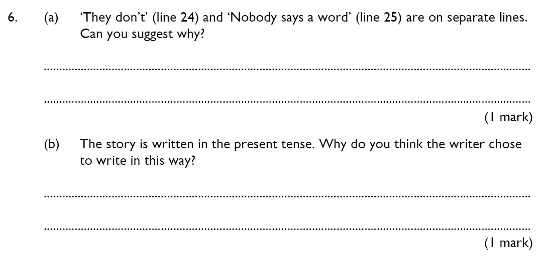 Question College - King’s College School – 10 Plus English Reading Specimen Paper 2015