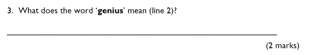Question College - King’s College School – 8 Plus English Specimen Paper