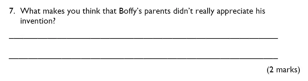 Question College - King’s College School – 8 Plus English Specimen Paper