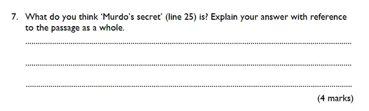 Question College - King’s College School – 9 Plus English Practice Paper 2015