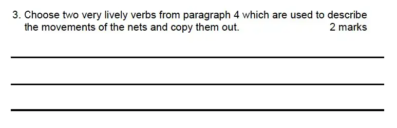 Question Grammar - Leicester Grammar School – 10 Plus English Specimen Paper