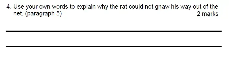 Question Grammar - Leicester Grammar School – 10 Plus English Specimen Paper