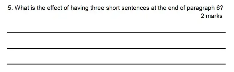 Question Grammar - Leicester Grammar School – 10 Plus English Specimen Paper