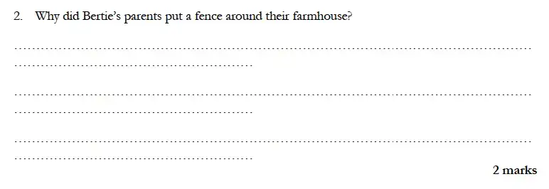 Question College - Magdalen College School – 8 Plus English Exam Paper