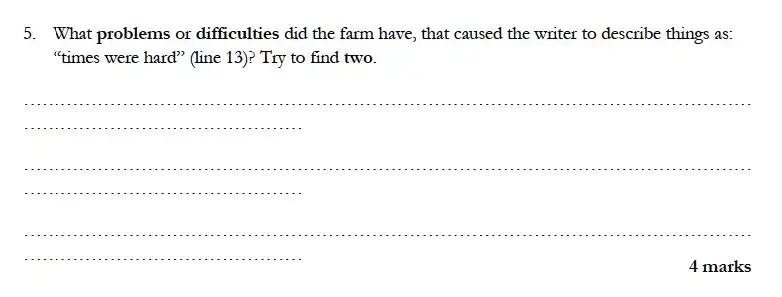 Question College - Magdalen College School – 8 Plus English Exam Paper