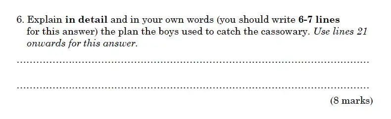 Question College - Magdalen College School – 9 Plus English Entrance Exam Paper