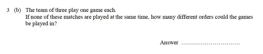 Question 26 - Oundle School – 9 Plus Maths Practice Paper 2014