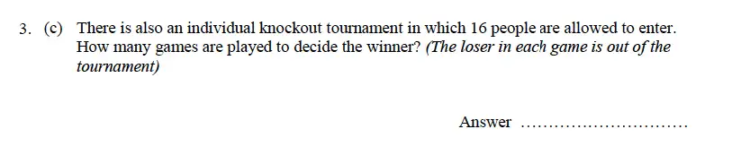 Question 27 - Oundle School – 9 Plus Maths Practice Paper 2014