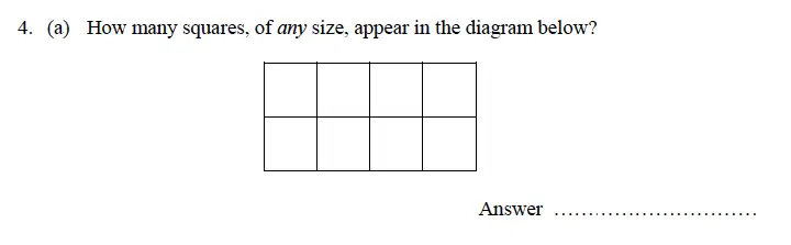 Question 05 - Oundle School – 9 Plus Maths Practice Paper 2014