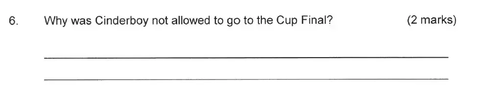 Question School - Solihull School – 8 Plus English Sample Paper 2