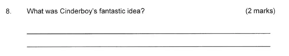 Question School - Solihull School – 8 Plus English Sample Paper 2