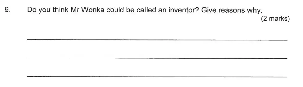 Question School - Solihull School – 9 Plus English Sample Paper 2