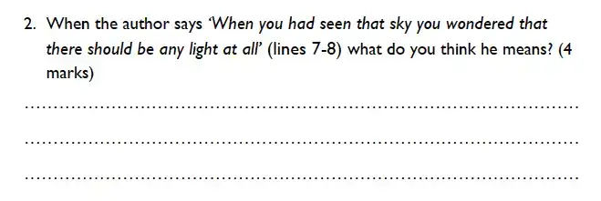 Question Cathedral - Westminster Cathedral Choir School – 8 Plus Specimen English Paper 2