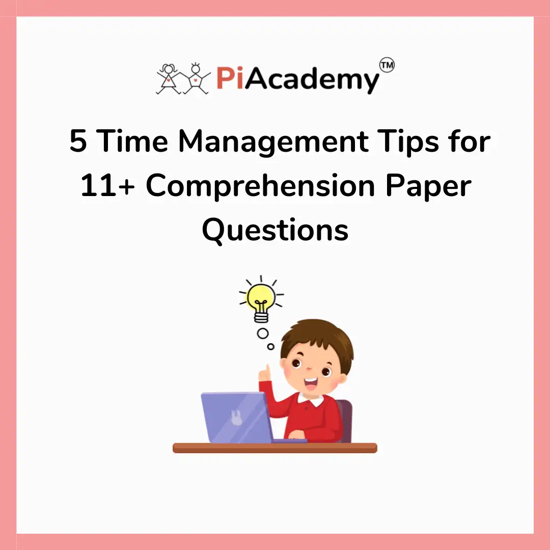 11+ Comprehension Paper Questions: 5 Time Management Tips - blog image