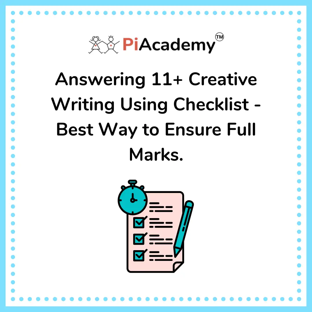 Scoring Top Marks: 11 Plus Creative Writing Checklist - blog image