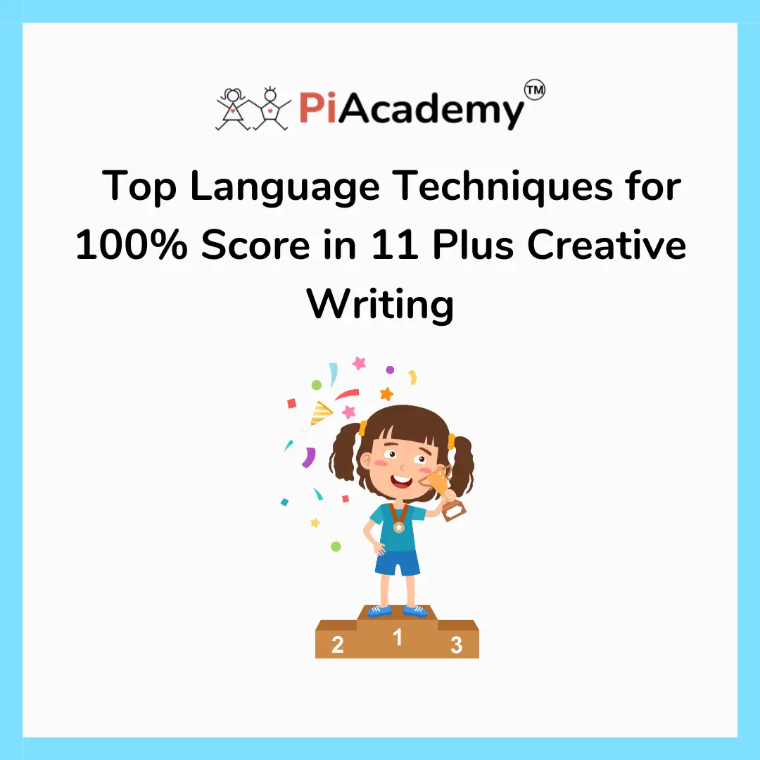 Top Language Techniques for 100% Score in 11 Plus Creative Writing - blog image