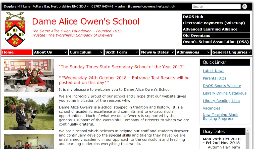 Dame Alice Owen’s School 2024 - 11 Plus Exam Complete Guide - blog image