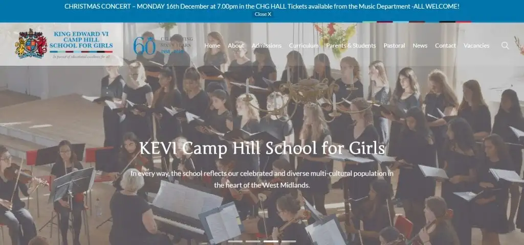 11+ Exam Guide 2025 - King Edward VI Camp Hill School for Girls - blog image