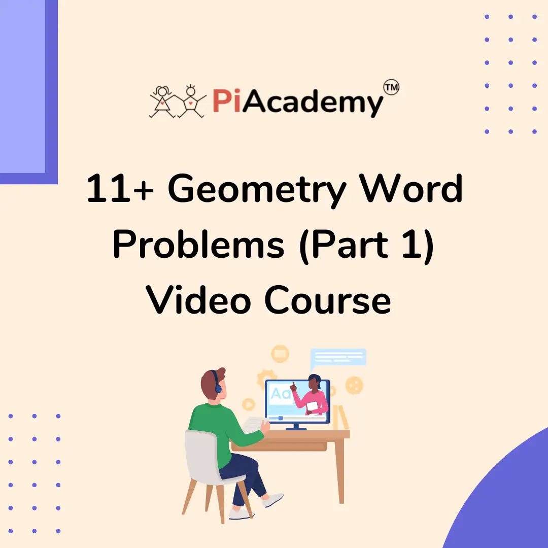 Video Course (Part 1) for 11+ Geometry Word Problems - blog image