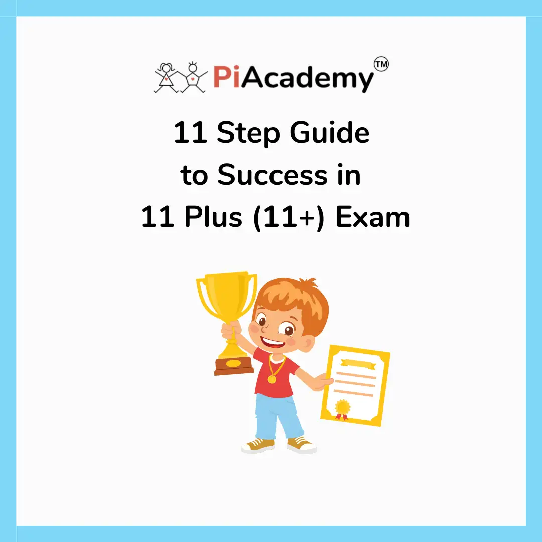 PiAcademy's Guide to Success in 11 Plus Exam: 11 Steps - blog image