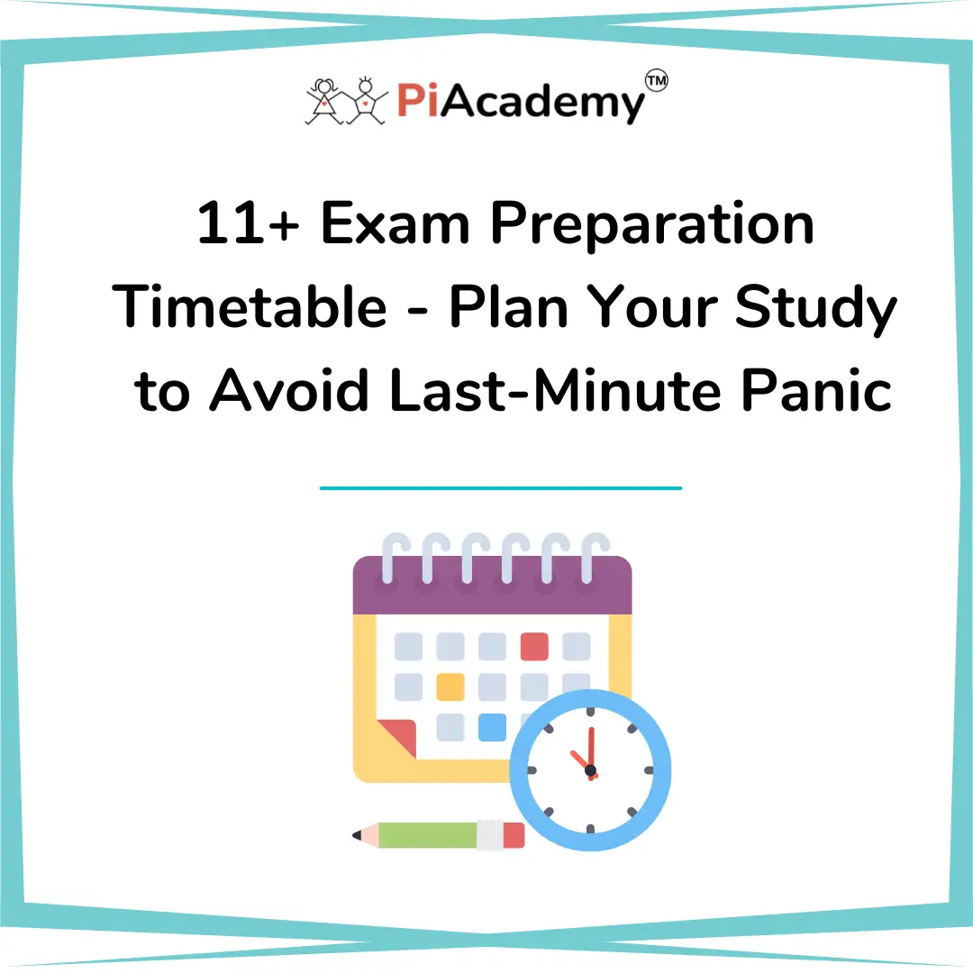 Prevent Last-Minute Panic with the 11+ Exam Prep Timetable - blog image