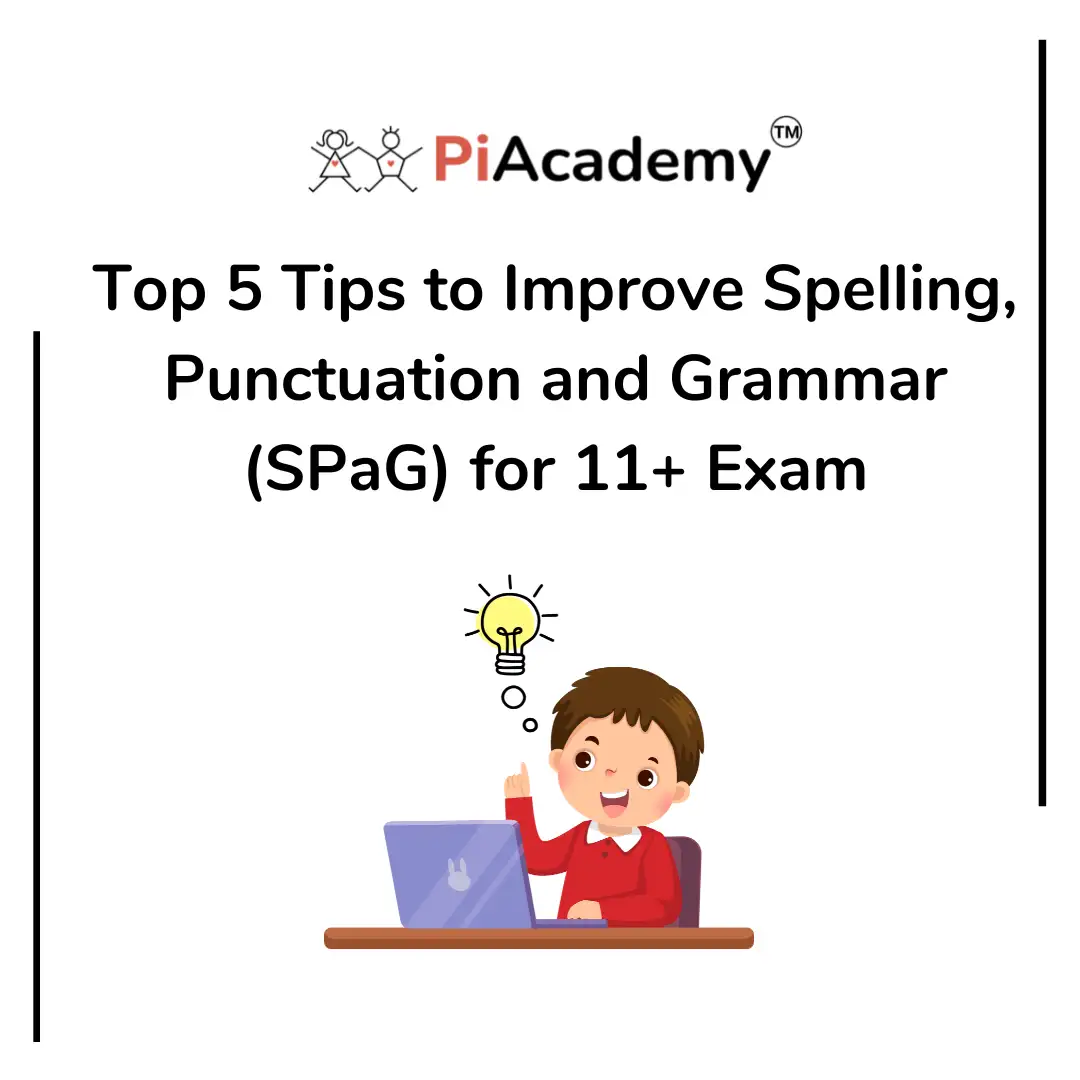 Spelling, Punctuation,&amp; Grammar for 11+ Exam: 5 Top Tips - blog image
