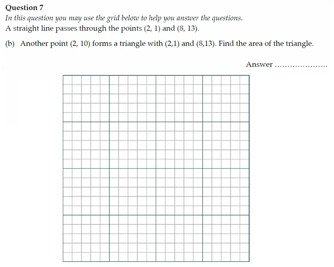 Question 07(b) - Oundle School - 11 Plus Maths Junior Entrance Exam - 2022