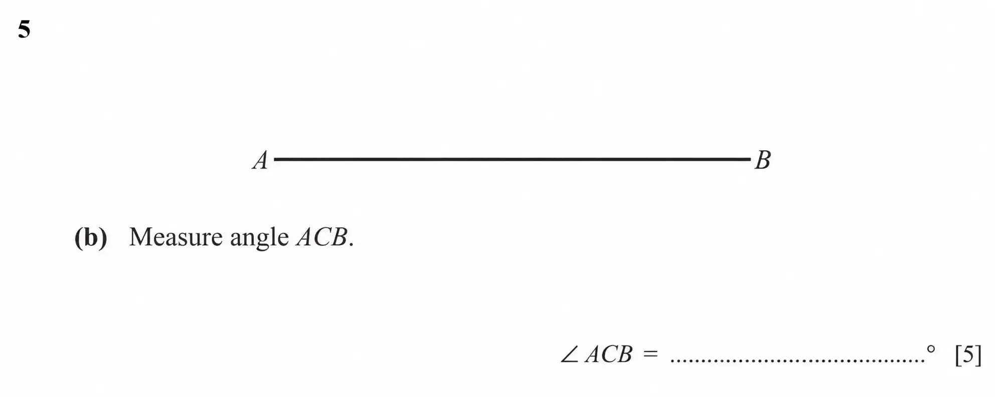 Question 05 (b) - Cambridge IGCSE Maths Past Papers - Extended Calculator - Paper 4 - TZ1 November 2025